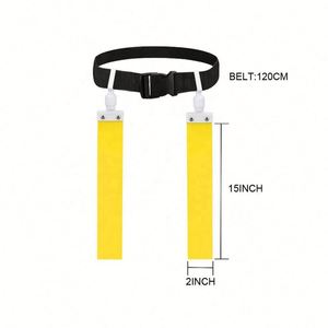 เข็มขัดธงฟุตบอลแบบปรับขนาดได้ ทำจาก PVC ทนทาน สำหรับเด็กและผู้ใหญ่ ดีไซน์ปลดเร็ว ใช้งานได้กับฟุตบอล - Product Image 3