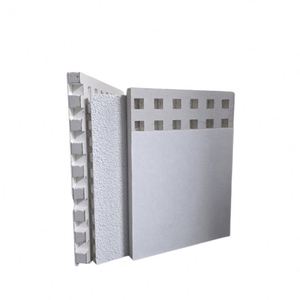 Placa de yeso perforada sin costuras para techo acústico, yeso monolítico súper liso con tablero de <span class=keywords><strong>lana</strong></span> mineral - Product Image 1