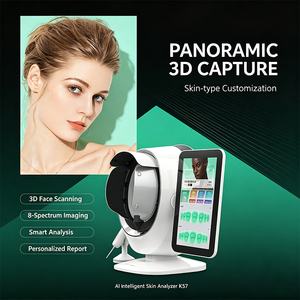 Analizador de Piel 3D con IA Bitmoji K57 con Certificación CE, Generación de Informes con un Clic, Gestión de Backend 270 °   Toma de Imágenes en Triple Ángulo - Product Image 6