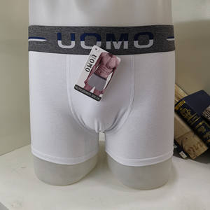 Venta al por mayor de ropa interior cómoda de algodón para hombres, bóxer de patrón largo que absorbe la humedad, Bóxer antibacteriano para hombres - Product Image 4