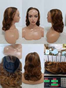 Letsfly 66$ Promotion Glueless <b>Wigs</b> 5x5 Lace Closure Loose Body Wave 12 14 16inch 100% Human Hair <b>Wigs</b> Wholesale 240gram 10A - Product Image 5