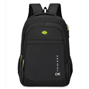 Laptop <b>Backpack</b> For Men <b>Large</b> <b>Capacity</b> Business Travel Shoulder Bag Solid Color With Laptop Compartment Spring 2024 - Product Image 5