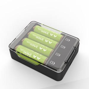 USB-C充電式1.5V <span class=keywords><strong>AA</strong></span>リチウム電池3400mWh充電ベース付きメモリ効果なし