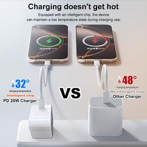 Topk — chargeur USB <span class=keywords><strong>2021</strong></span> Portable Original avec prise US et EU, adaptateur secteur USB C, 20W, PD, pour iPhone 13 Pro Max - Product Image 5