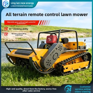 <b>Remote</b> <b>Control</b> Multi-function Lawn <b>Mower</b> With Crawler for Orchard and Garden Weeding & Grass Cutting Agriculture <b>Tracks</b> Robott R - Product Image 3