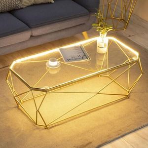 <span class=keywords><strong>Tavolino</strong></span> da Tè Moderno Stile Nord Europa, Piccolo Tavolo da Salotto di Lusso con Piano in <span class=keywords><strong>Plexiglass</strong></span> Trasparente - Product Image 3