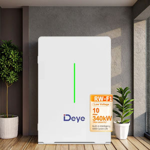 Deye 51.2V 208Ah อุปกรณ์จัดเก็บพลังงานในบ้าน RW-G10.6ลิเธียมเกรด ESS ติดผนังสามารถสื่อสารพอร์ตไฮบริด100Ah แยกซ้อนกันได้ - Product Image 1