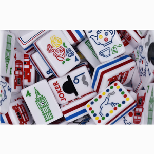 NUEVO Elegante Juego de Mahjong de 5 Capas con Diseño London <span class=keywords><strong>Calling</strong></span>, Moderno y Lujoso, de Acrílico Clásico, para 4 Jugadores - Product Image 1