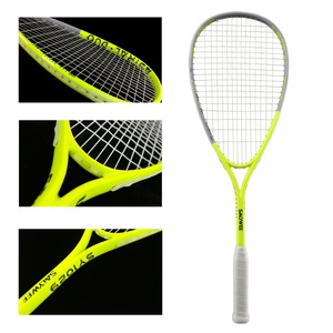 Raquette de squash légère en fibre de carbone composite, pré-cordée 14x19, raquette de contrôle pour débutants hommes femmes, entraînement sportif en salle - Product Image 6