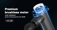 Mini pistolet de massage 2026 à moteur sans balais, masseur musculaire à percussion pour tissus profonds, pistolet fascial portable de poche, usine OEM