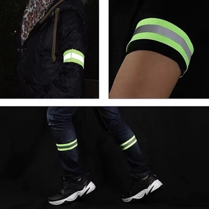 Bandes réfléchissantes de sécurité, brassard lumineux pour la course nocturne, la marche, le vélo, la course à pied - Product Image 4