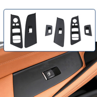Panel Trim Cover Tombol Saklar Pengangkat Kaca Jendela Pintu Depan Belakang Mobil LHD untuk BMW Seri 5 G30 G31 F90 525i 530i 540i Cangkang Kaca Jendela Pintu