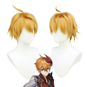 Tartaglia Cosplay Genshin Impact disfraz conjunto completo <span class=keywords><strong>con</strong></span> peluca Genshin Childe Cosplay Tartaglia Cosplay Halloween para Comic <span class=keywords><strong>Con</strong></span> - Product Image 5