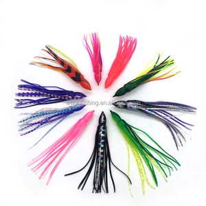 En stock – Leurre souple en PVC Weiyu de 7,5 pouces en forme de jupe de calmar pour leurre de pêche au cabillaud, à la carpe, à la perche (fond/milieu/surface) – Pêche sur glace – 2 pièces/sac - Product Image 5
