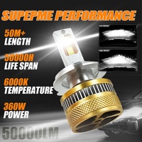 Lampu Mobil LED Chenlang CL180 H4 High Low Beam 50000LM 360W H8 H11 9007 H7 Lampu Mobil LED Canbus 5080 CSP Lampu Depan LED H4 Lampu Truk