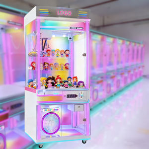 アメリカ向けぬいぐるみ用クレーンゲーム機 英語対応 USプラグ コイン式 子供用ミニクレーンゲーム機 - Product Image 2
