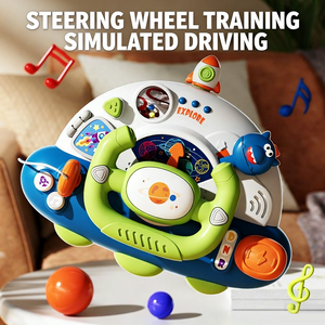 Jouets éducatifs intelligents exclusifs KSF <span class=keywords><strong>pour</strong></span> bébés, <span class=keywords><strong>volant</strong></span> de direction de luxe <span class=keywords><strong>pour</strong></span> l'apprentissage, jouet <span class=keywords><strong>pour</strong></span> la croissance cognitive et la logique des nourrissons - Product Image 2