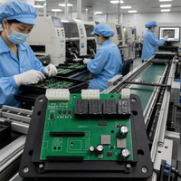 Service d'assemblage de cartes de circuits imprimés (PCB) tout-en-un, prix de gros, conception PCBA, matériau Rogers, finition de surface ENIG, blindage RF/EMI, PCB