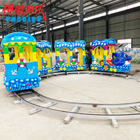 Train électrique carré pour enfants, équipement de Center de divertissement familiale, Train électrique