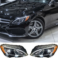 Phares de voiture LED modifiés de haute qualité pour Mercedes Benz Classe C W205 2015-2021 C200/C300/C260