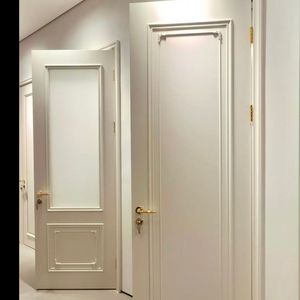 Puerta Interior de Madera Sólida Moderna de Alta Calidad, Impermeable, con Acabado de Polímero para Dormitorio - Product Image 4