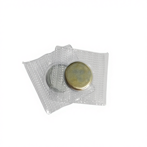 Bouton magnétique <span class=keywords><strong>invisible</strong></span> cousu en PVC rond pour vêtements, bouton-pression magnétique cousu - Product Image 4