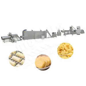 MYONLY Fully Automatic Cheese Curl Snack Process Line Corn Puff Crispy Extruder Machine Supplier Price