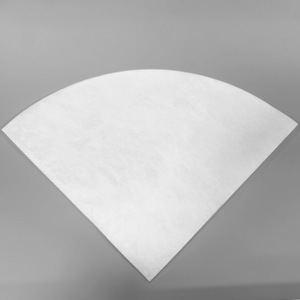 Papier filtre Hm en coton blanc de 48 cm de diamètre pour la filtration de l'huile de cuisson et du café - Product Image 1