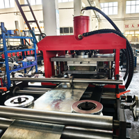 Machine de charpente légère en acier CU à commande informatique pour villas préfabriquées modulaires en Australie, avec réglage automatique de la largeur (70-300 mm) et de la hauteur (40-80 mm)
