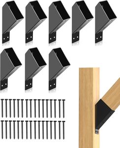 Gazebos 45 độ pergola cú đúp, patios góc hỗ trợ khung, với lỗ thoát nước, cây nhà phù hợp cho 2 ''x 4'' gỗ bài viết - Product Image 1