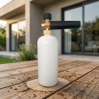 Lance à mousse en plastique Makpower avec bouteille de 1L et connecteur G1/4" F pour lave-auto haute pression - Neuf