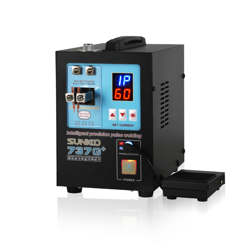 Sunkko 737G+ battery spot welder 18650 battery welding machine 110V