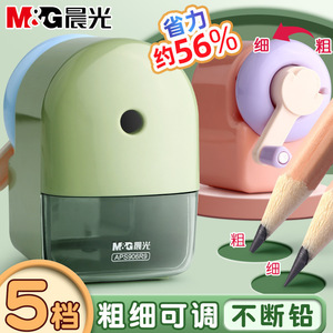Sacapuntas manual ajustable Chen & Guang APS906R con manivela, diseño de animales, de plástico, para estudiantes de primaria. - Product Image 3