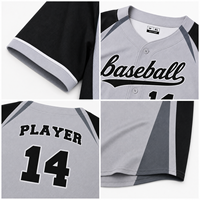 Camiseta de Béisbol Personalizada para Hombre, Uniforme de Equipo de Manga Corta con Botones, Venta al por Mayor con Logotipo, Nombre, Número y Diseño Personalizados