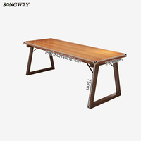 Bureau d'ordinateur d'écriture en gros, bureau de bureau moderne et robuste, table d'étude pour ordinateur portable, table de travail pour le bureau à domicile