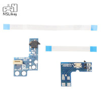 NSLikey 1 ensemble pour PS2 70000 90000 Interrupteur marche/arrêt de mise sous tension avec câble ruban flexible 8 broches