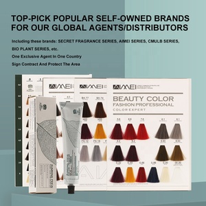 Pewarna Rambut Permanen Profesional Warna Kopi Coklat dengan Minyak Argan, Grosir Pabrik, Krim Pewarna Rambut dengan Ammonia Rendah - Product Image 4