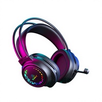 SOREX SH-01 Headset Gaming USB Berkabel dengan Suara Surround 7.1 dan Mikrofon untuk Komputer dan Laptop