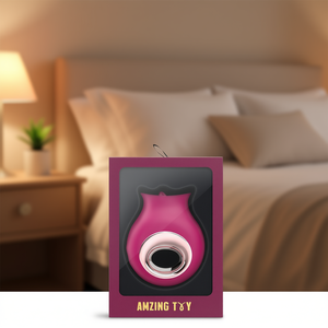 Vibrador Clitoral Amzing Toy H003, Color Rojo Rosa, Recargable por USB, Estimulación Externa, Control Manual, Silicona Médica ABS - Product Image 2