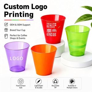 Vaso de Plástico PP de 9oz y 90mm para Fiestas en la Playa, Vino, Batidos, Helados, Personalizable en Color y Logotipo - Product Image 2