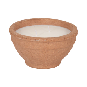 Terracotta Scented <b>Candle</b> Bowl <b>Small</b> Votive For Living Room Bedroom Bathroom Decor - Product Image 2