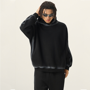 Ensemble sweat à capuche et pantalon de survêtement vierge avec logo personnalisé 2025 <span class=keywords><strong>vêtements</strong></span> d'hiver <span class=keywords><strong>pour</strong></span> hommes <span class=keywords><strong>vêtements</strong></span> de rue ensemble de pantalons et sweat à capuche <span class=keywords><strong>vêtements</strong></span> <span class=keywords><strong>pour</strong></span> hommes pull-over - Product Image 5