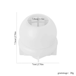 Silicone <b>Mold</b> for Christmas House <b>Candles</b>-Non-Toxic Dripless Eco-Friendly Art <b>Candle</b> <b>Molds</b> Silicone <b>Candle</b> <b>Mold</b> for Home Decor - Product Image 2