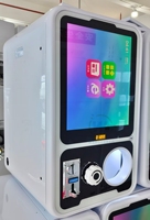 Mesin Penjual Hadiah Otomatis WANGERBAO Video Display Mini Metal Coin Acceptor Capsule Toys Gacha dengan Sistem Android