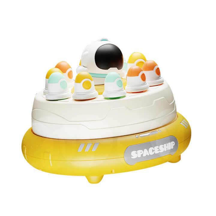Children's Concentration Training Toys Pop up Rocket Board Game Pinball Activity Table Children Catch the Ball Game