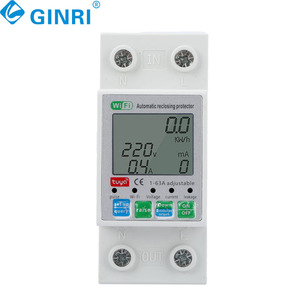 Thiết kế mới tuya thông minh <span class=keywords><strong>Wifi</strong></span> chuyển 2P 63A năng lượng Meter kWh đo sáng LCD hiển thị tiếp sức - Product Image 2