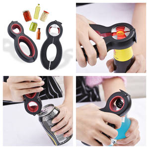 Abridor de Botellas y Latas Multifuncional 6 en 1 de Metal Personalizable para Vino y Cerveza, en Caja Ecológica - Product Image 6