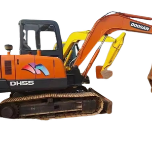 Excavadora pequeña Doosan DH55 Maquinaria de construcción usada vendida a precios bajos - Product Image 1