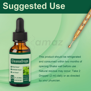 Suplemento de Extracto de Cardo Mariano Herbal Amaz, Gotas Líquidas para Desintoxicar y Limpiar los Riñones y el Hígado, para la Digestión y Mejora de la Inmunidad - Product Image 4