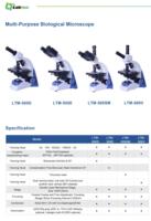 LABTEX Biological Microscope 4-100X Digital Microscope Monocular Binocular Trinocular Microscope for Laboratory